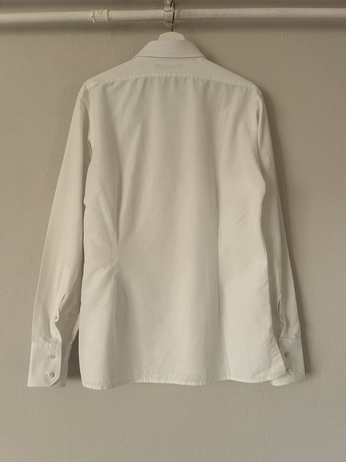 Gucci Gucci Classic White Cotton Shirt - Size 41 (16 1/4) Size US L / EU 52-54 / 3 - 11 Thumbnail
