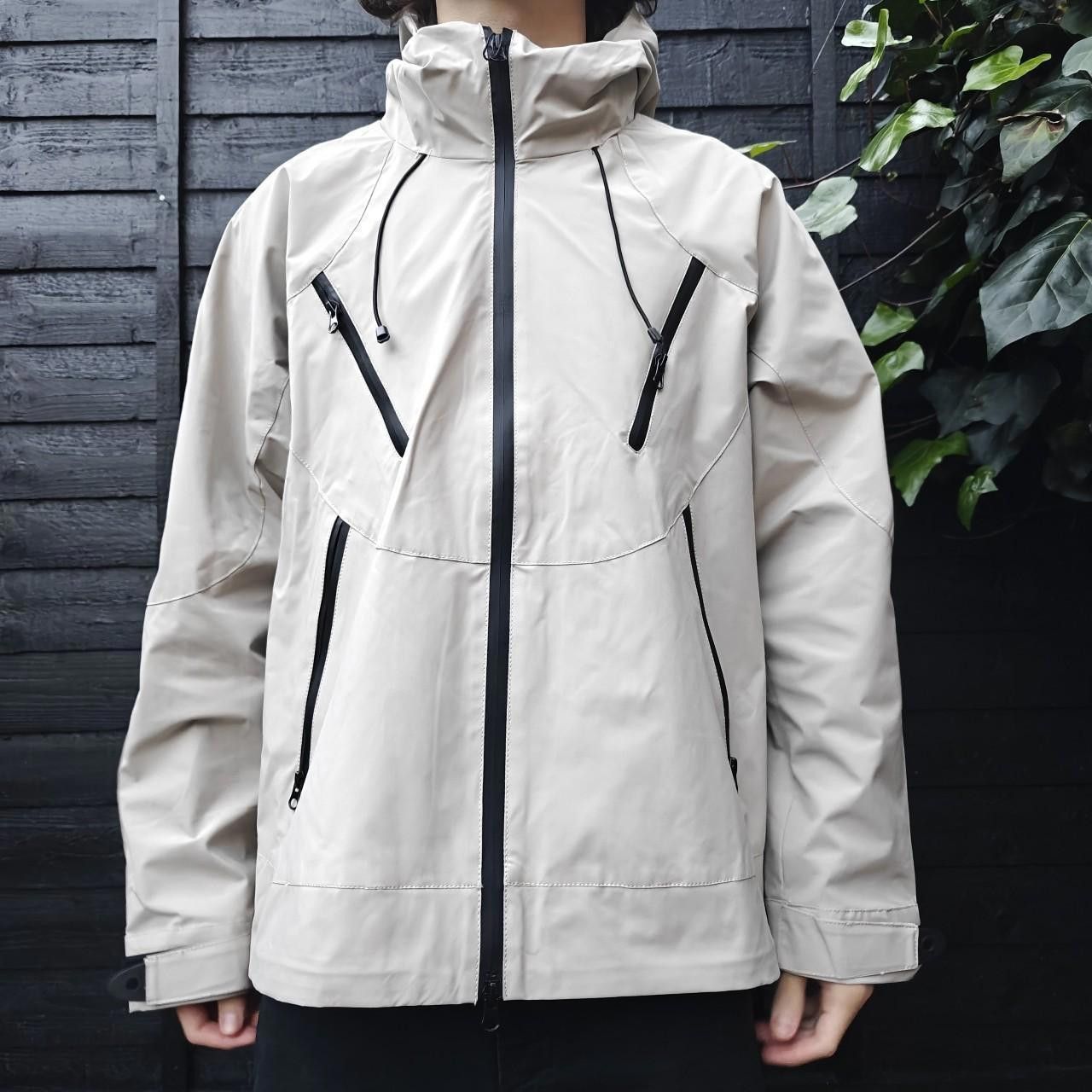 Other Cream Quad Zip Waterproof Shell Jacket Size US M / EU 48-50 / 2 - 2 Thumbnail