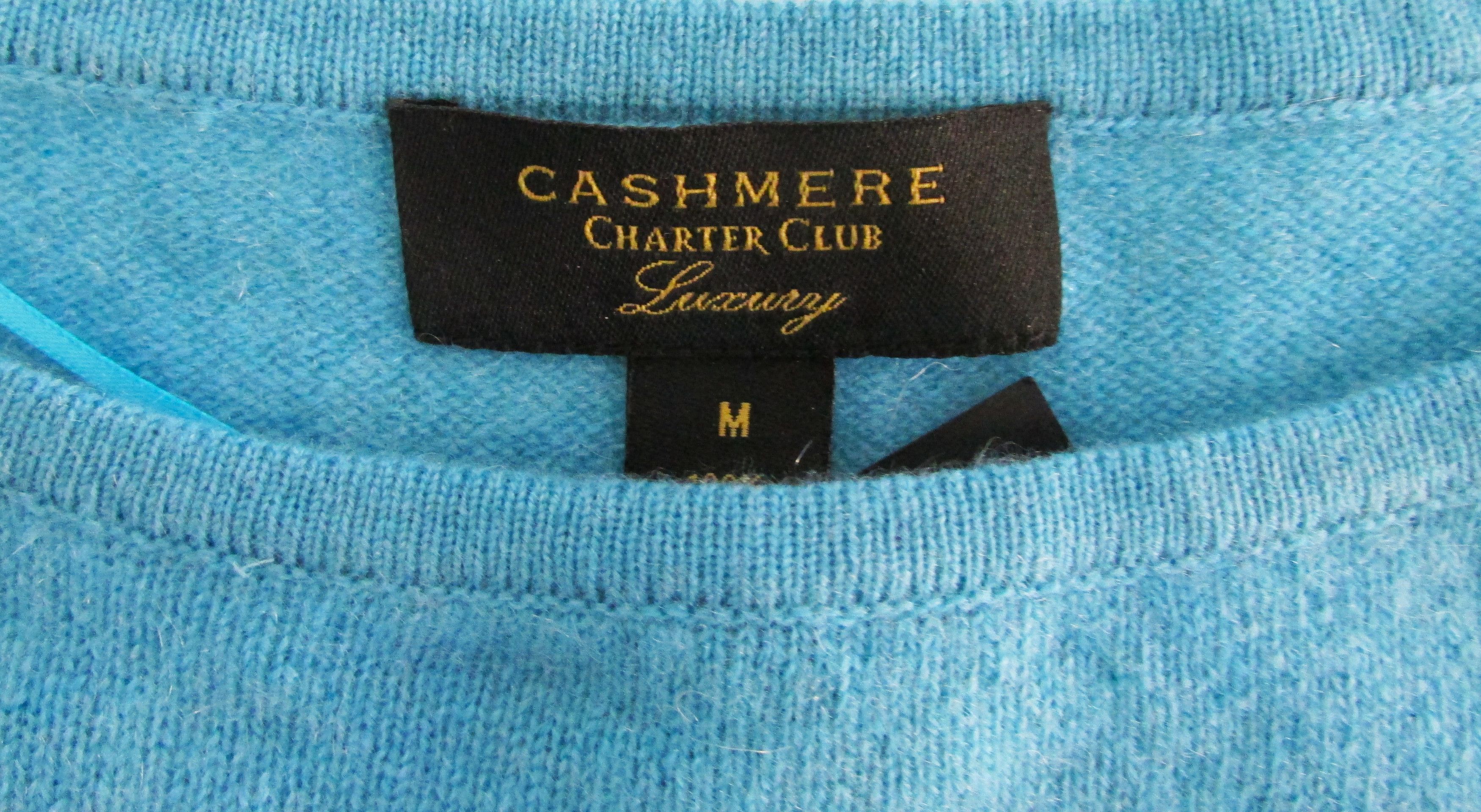 Charter Club Charter Club (NWT) Women's Cashmere Sweater Size Medium Size M / US 6-8 / IT 42-44 - 2 Thumbnail