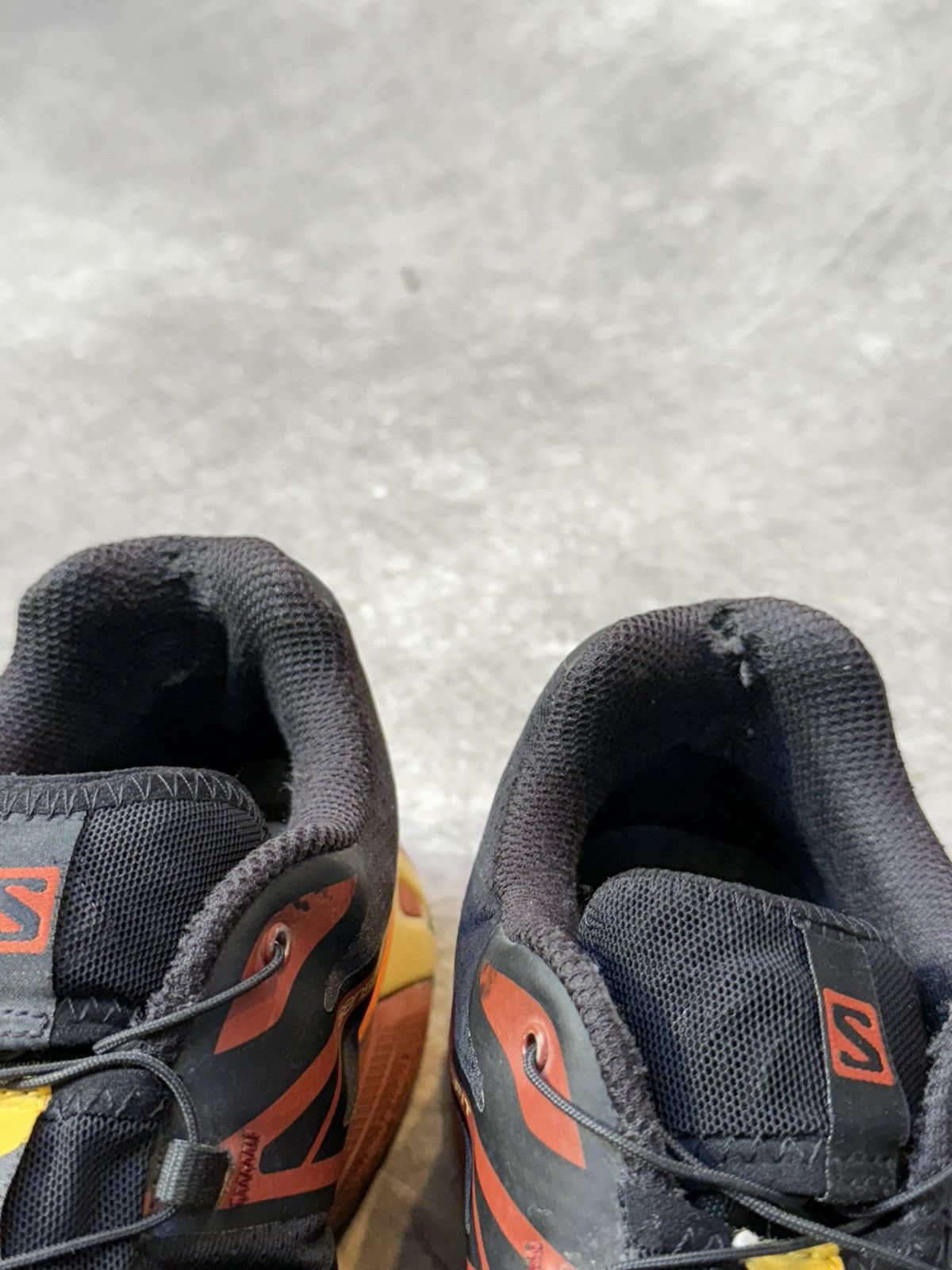 Salomon Salomon XT 6 Black Vibrant Orange 46 Size US 12 / EU 45 - 8 Thumbnail