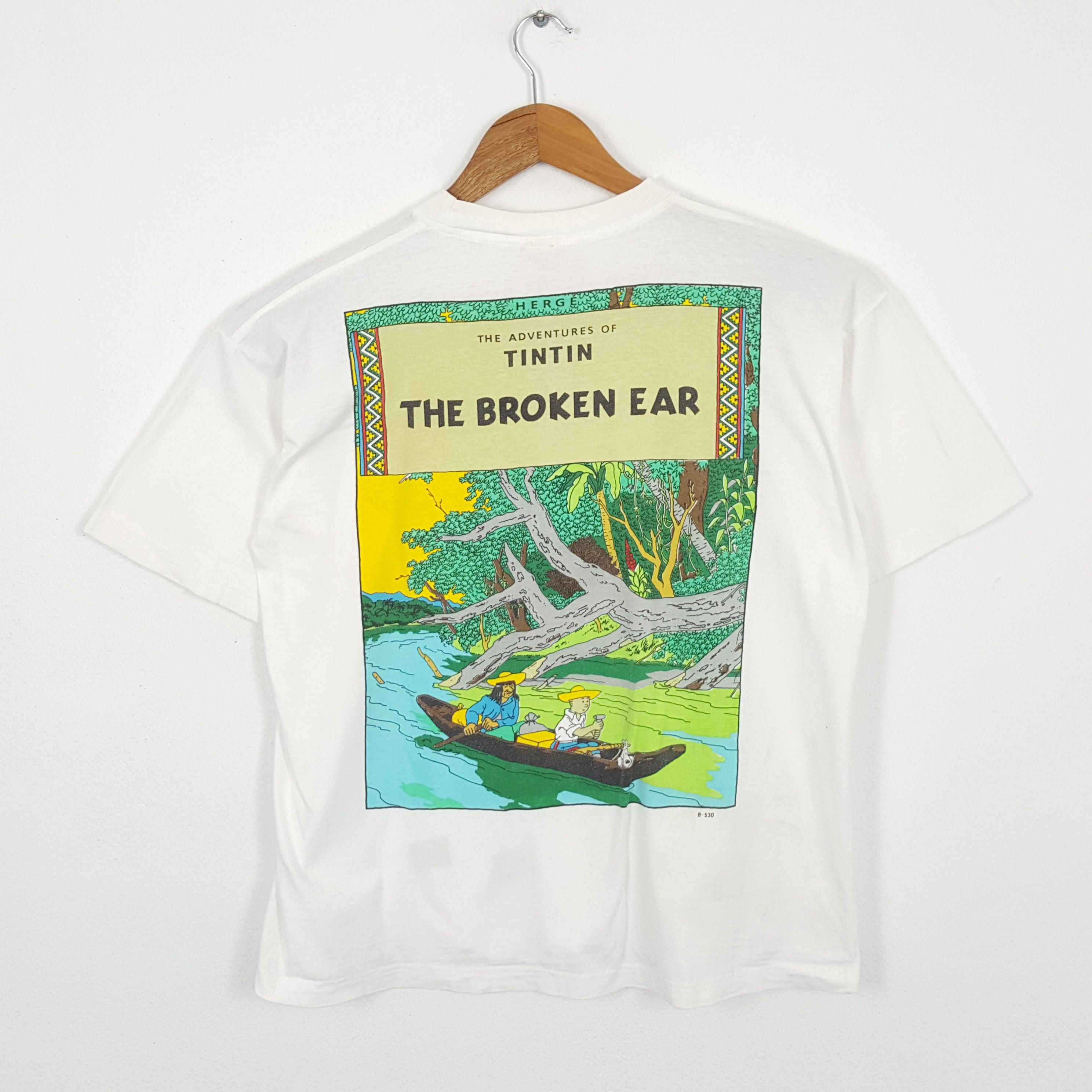 Vintage THE ADVENTURES OF TINITIN American Animated T-Shirts