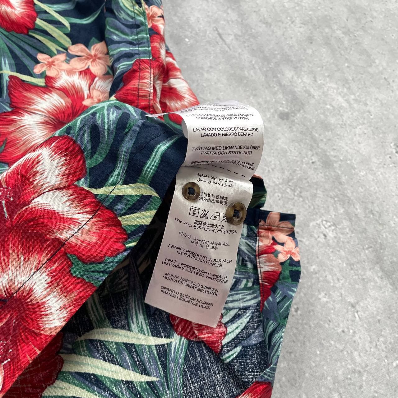 Penfield Penfield Hawaiian Short Sleeve Shirt Green/ Red Size M Size US M / EU 48-50 / 2 - 13 Thumbnail