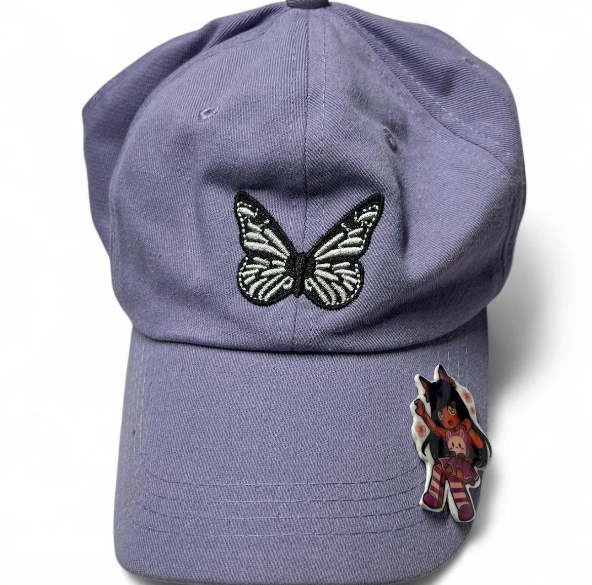 Keds 90s Vintage Snapback w/ butterfly patch/Lilith Devil Pin Size ONE SIZE - 2 Thumbnail