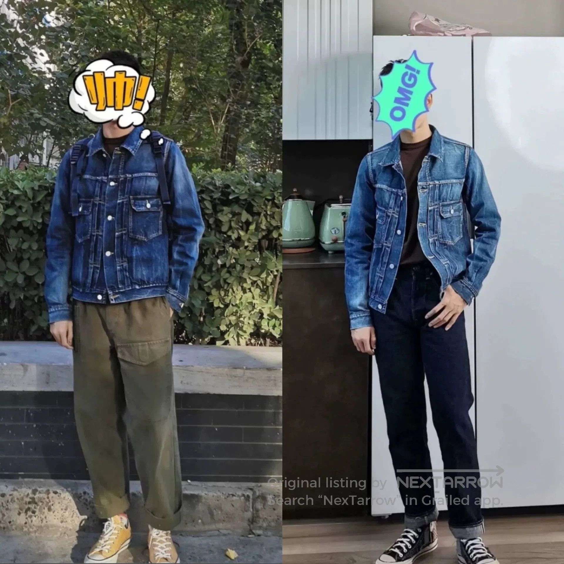 Visvim unique vintage blue denim jacket. Size US M / EU 48-50 / 2 - 7 Thumbnail