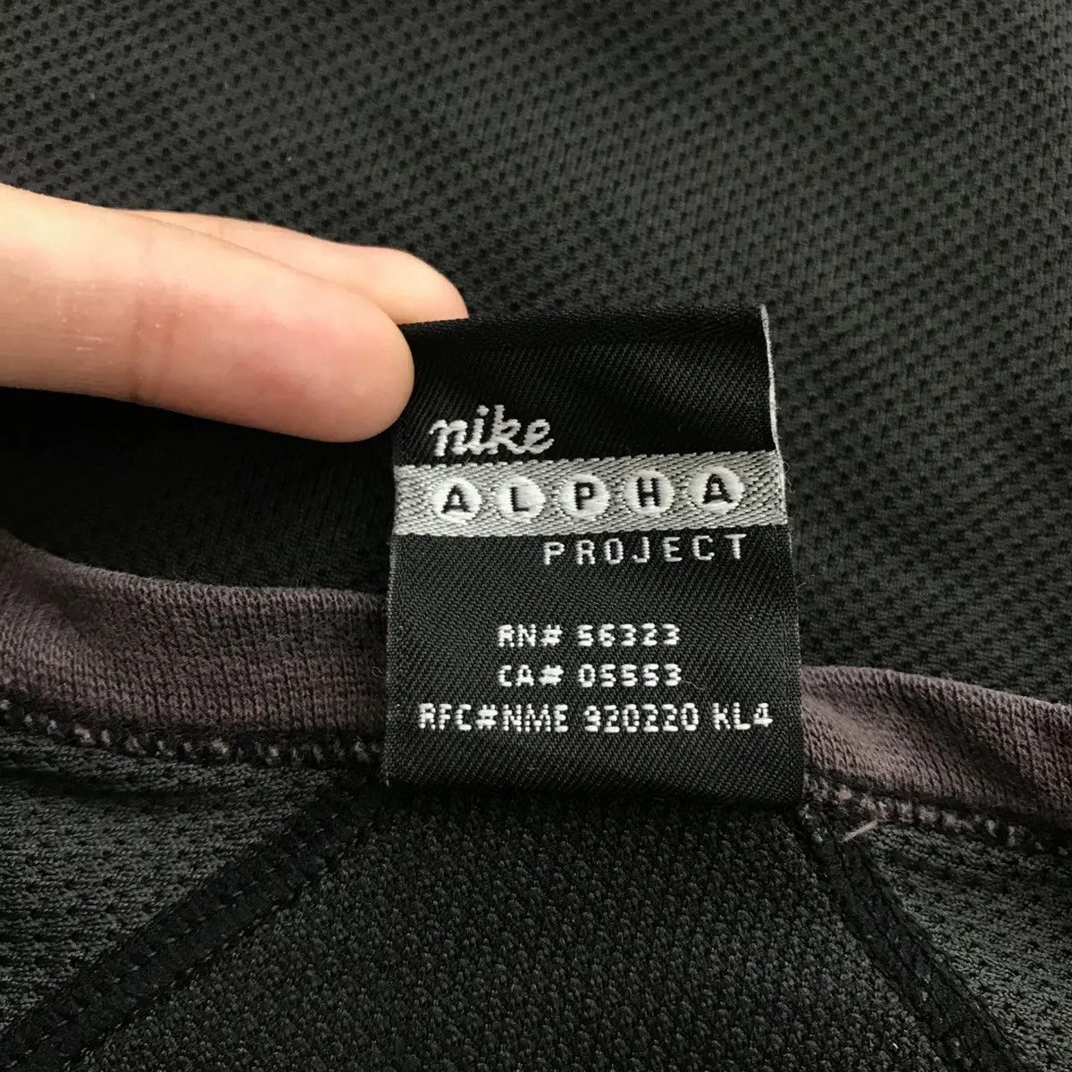 Nike × Vintage Vintage NIKE TEAM ALPHA PROJECT Natural Faded Tee Shirt Top Size US M / EU 48-50 / 2 - 6 Thumbnail