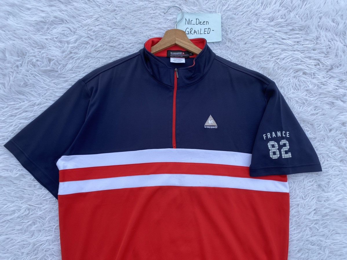 Le Coq Sportif Rare Vintage Le Coq Sportif Colour Block Shirt Size US L / EU 52-54 / 3 - 6 Thumbnail