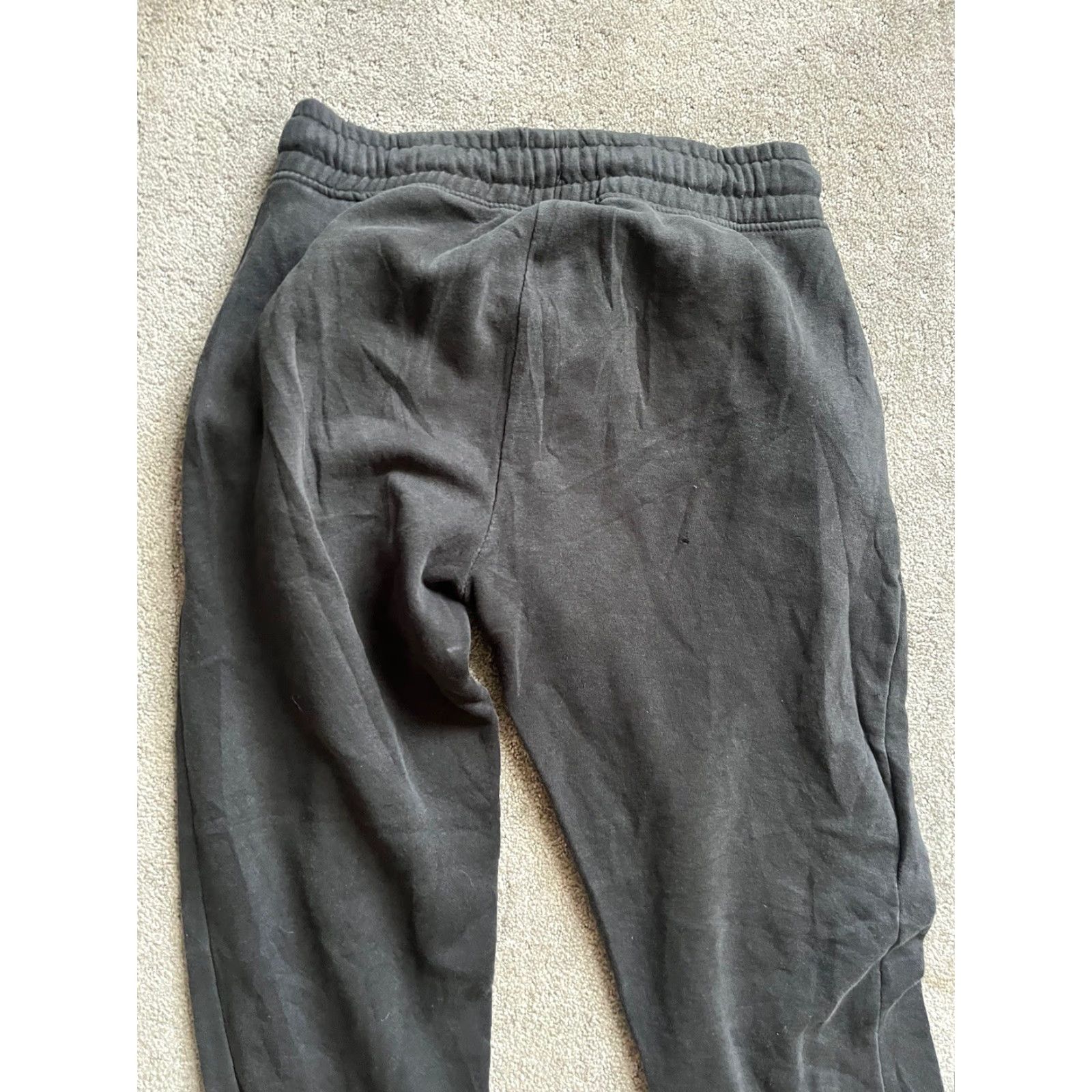 Puma Puma Sweatpants Mens Small Black Straight Leg Pockets Drawstring Jogger Size US 29 - 3 Thumbnail