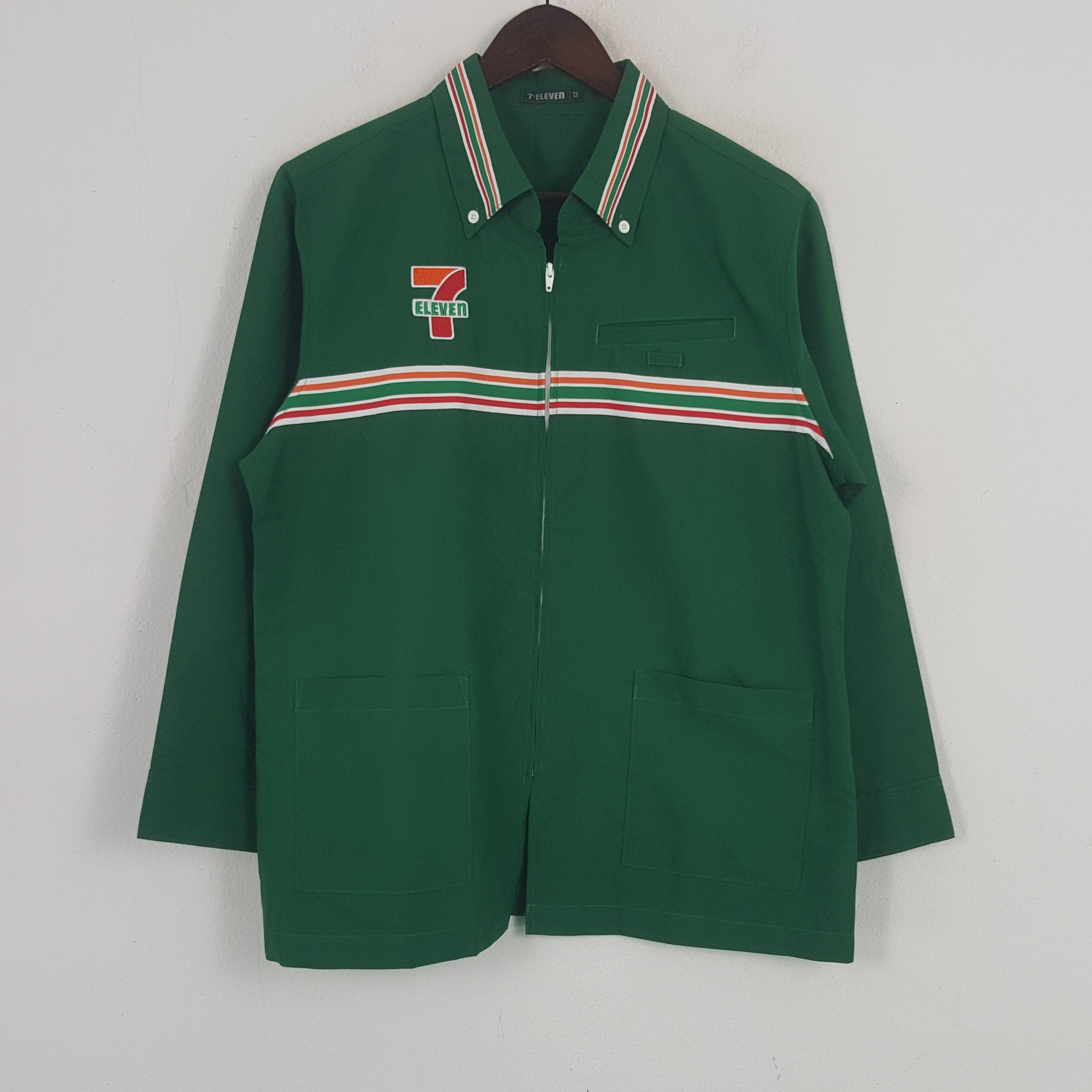 Japanese Brand × Vintage Vintage 7 Eleven Embroidery Logo Worker Jacket Size US M / EU 48-50 / 2 - 3 Thumbnail
