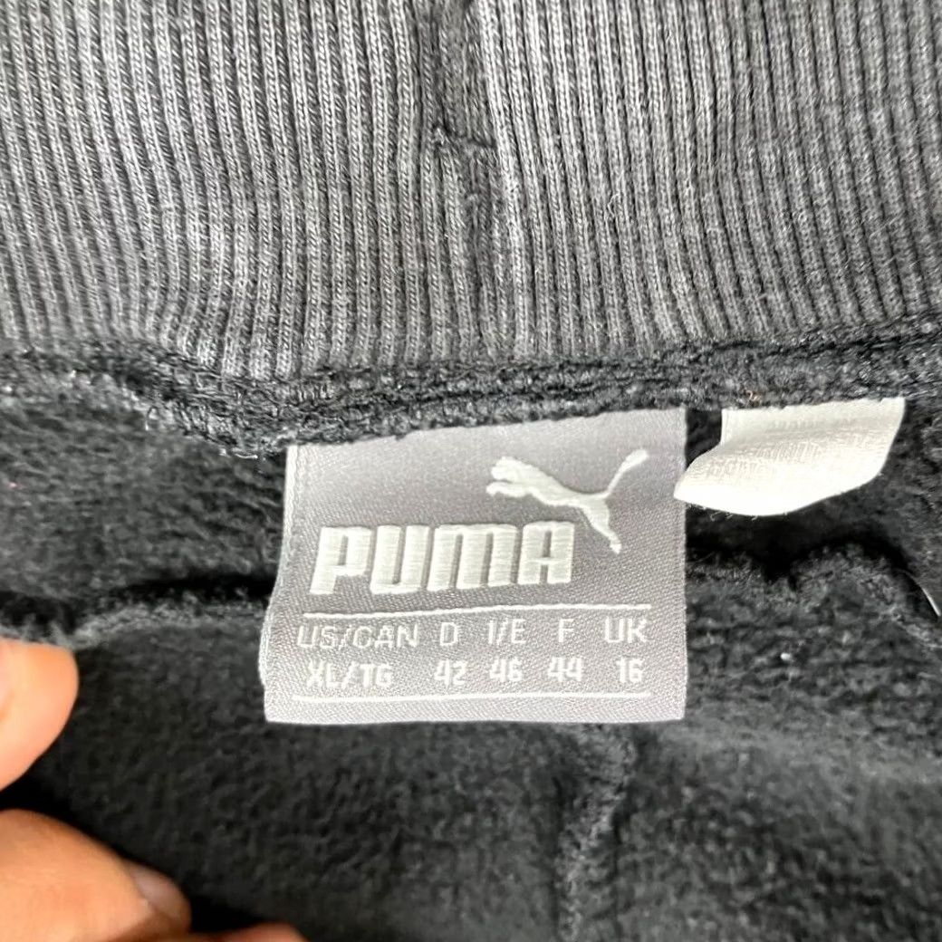 Puma Puma Sweatpants Women XL Black Jogger Athletic Lounge Drawstring Logo Casual Track Pants Size 40" / US 18 - 7 Thumbnail