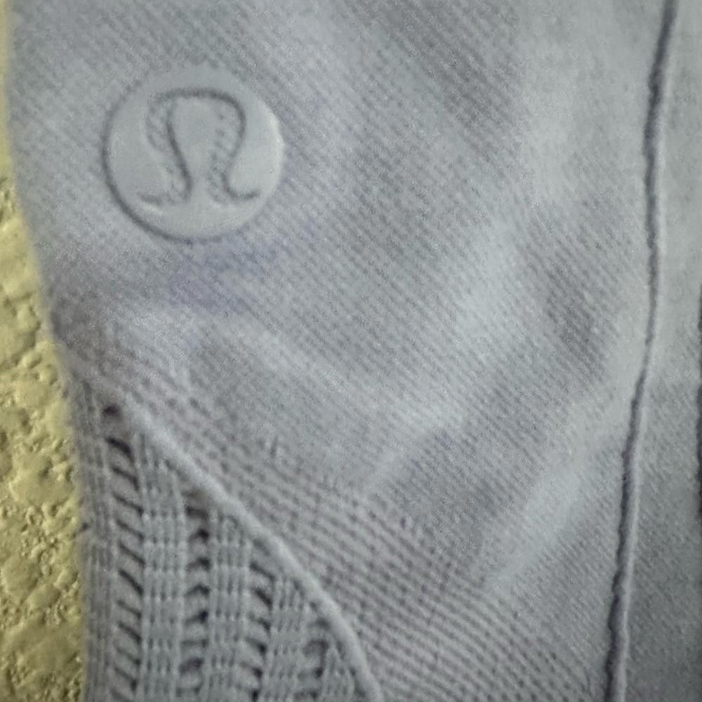 Lululemon Lululemon Flow & Go Crop Legging Running Tight Peri Purple 4 Size 27" / US 4 / IT 40 - 8 Thumbnail
