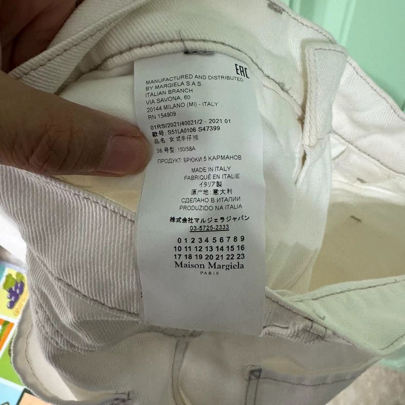 Maison Margiela Maison Margiela White destruction jeans 2501-Nextarrow Size US 36 / EU 52 - 5 Thumbnail