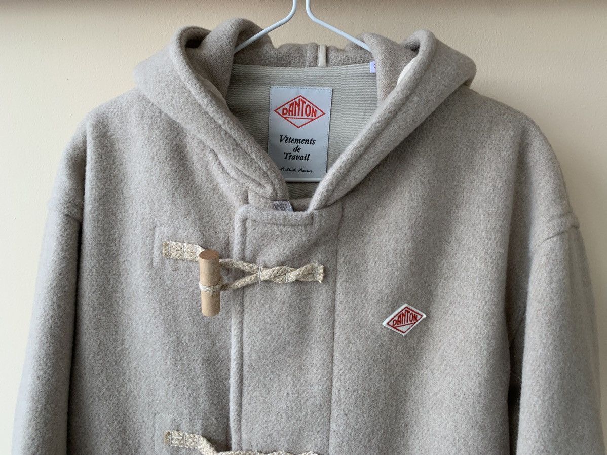 Danton Danton Women's Wool Light Pile Duffle Coat, made in Japan Size XS / US 0-2 / IT 36-38 - 2 Thumbnail