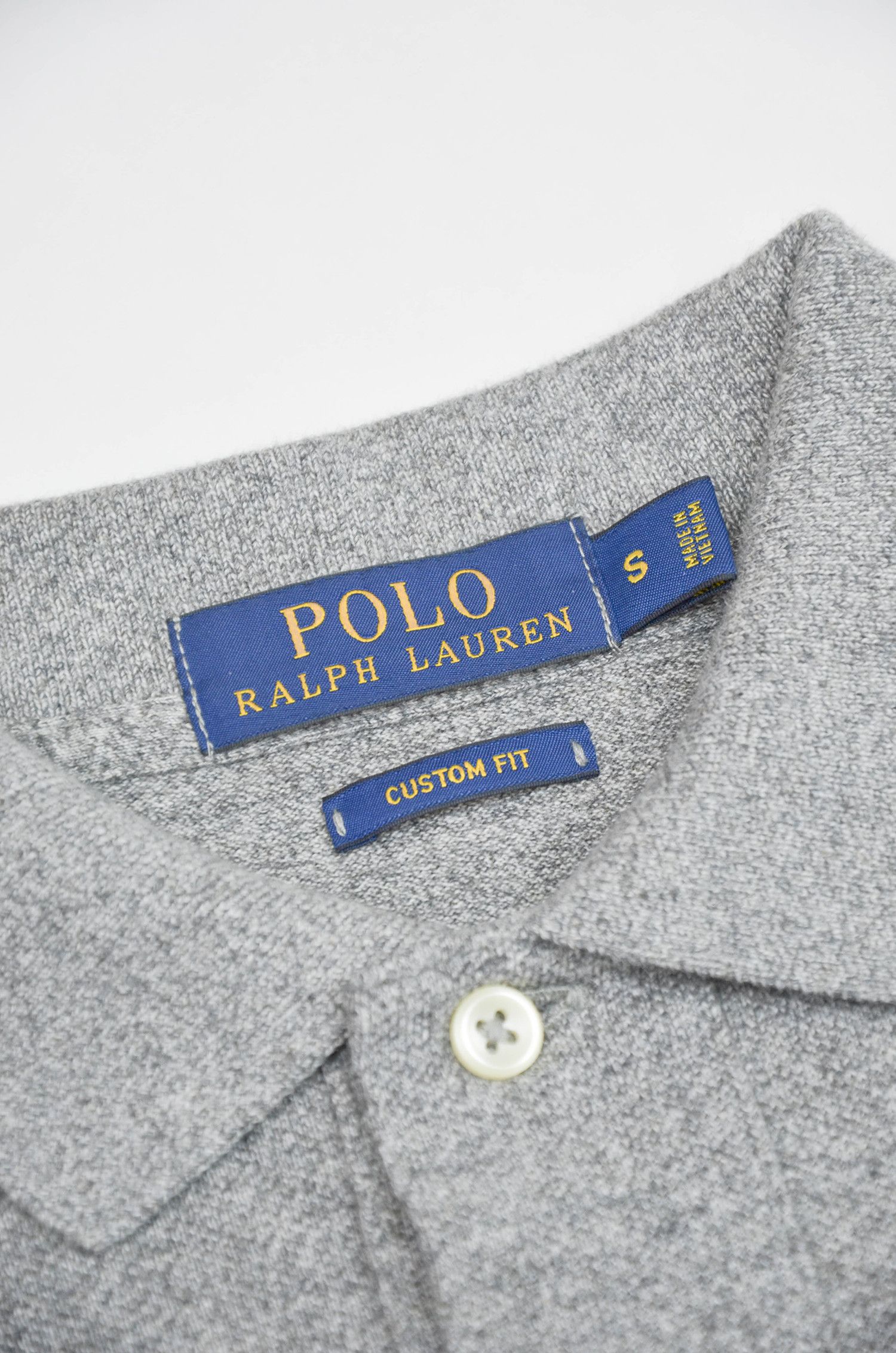Polo Ralph Lauren NWT Polo Ralph Lauren Custom Fit Grey Long Sleeve Polo S Size US S / EU 44-46 / 1 - 8 Thumbnail