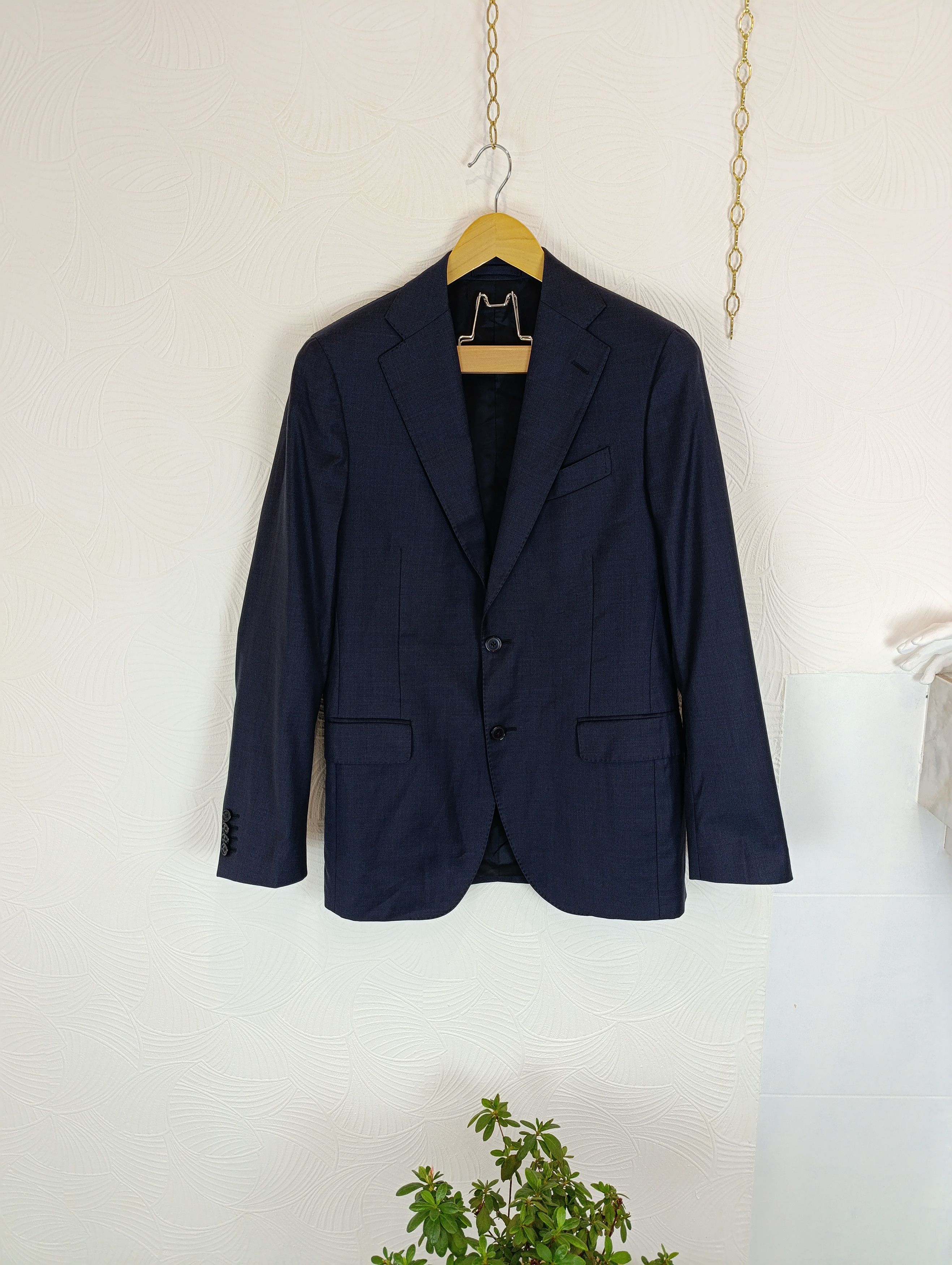 LARDINI ITALIAN SUIT ING LORO PIANA RAIN SYSTEM ZELANDER