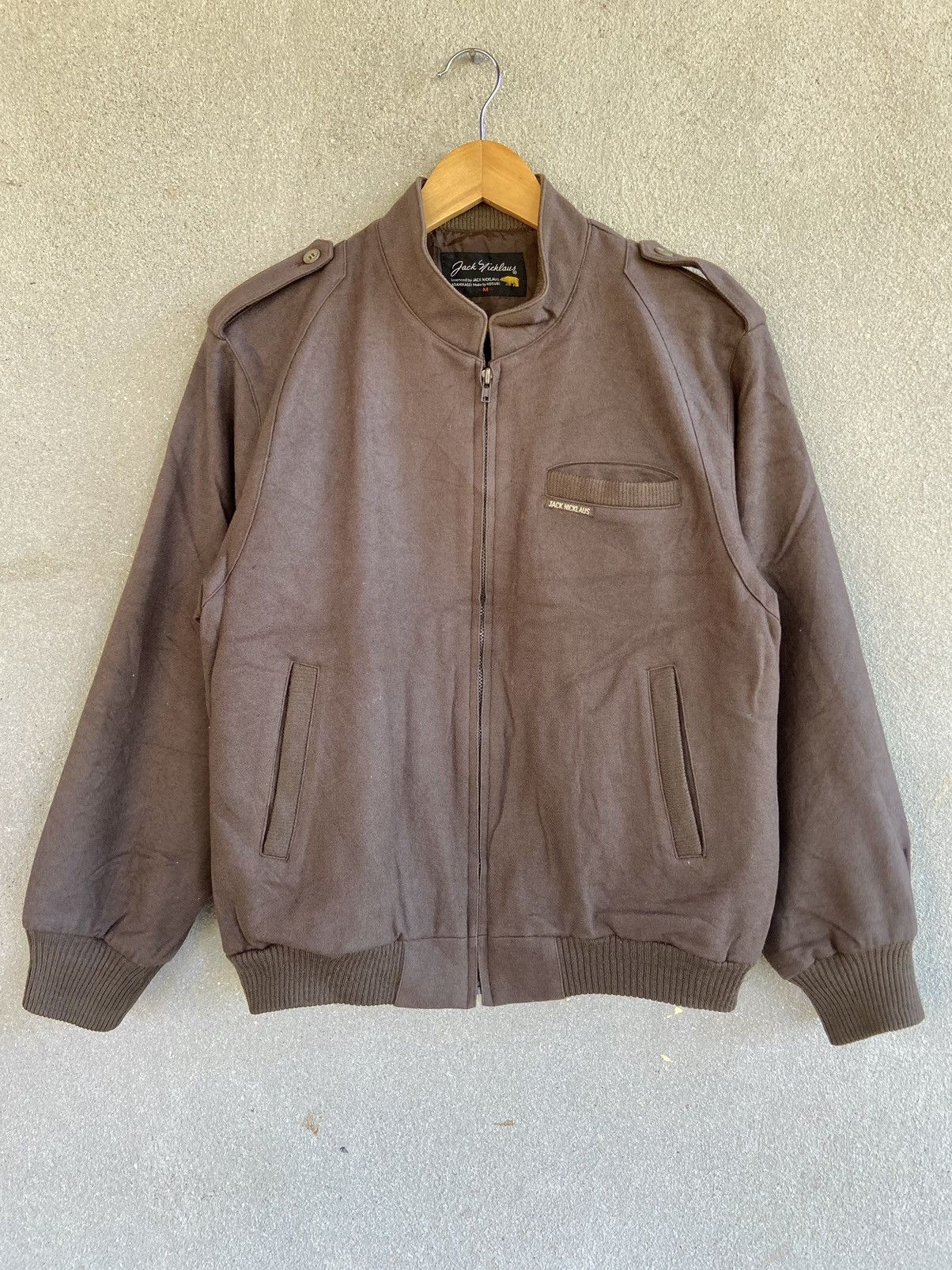Japanese Brand Vintage Jack Nicklaus wool jacket Size US M / EU 48-50 / 2 - 1 Thumbnail