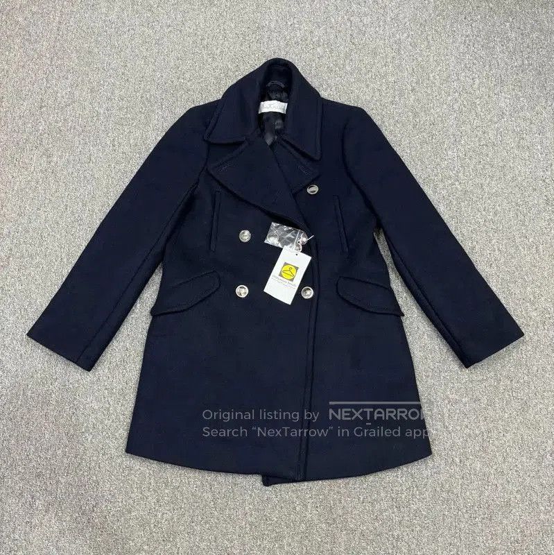Max Mara MaxMara Blue Polyester Women's Coat . Size M / US 6-8 / IT 42-44 - 1 Thumbnail
