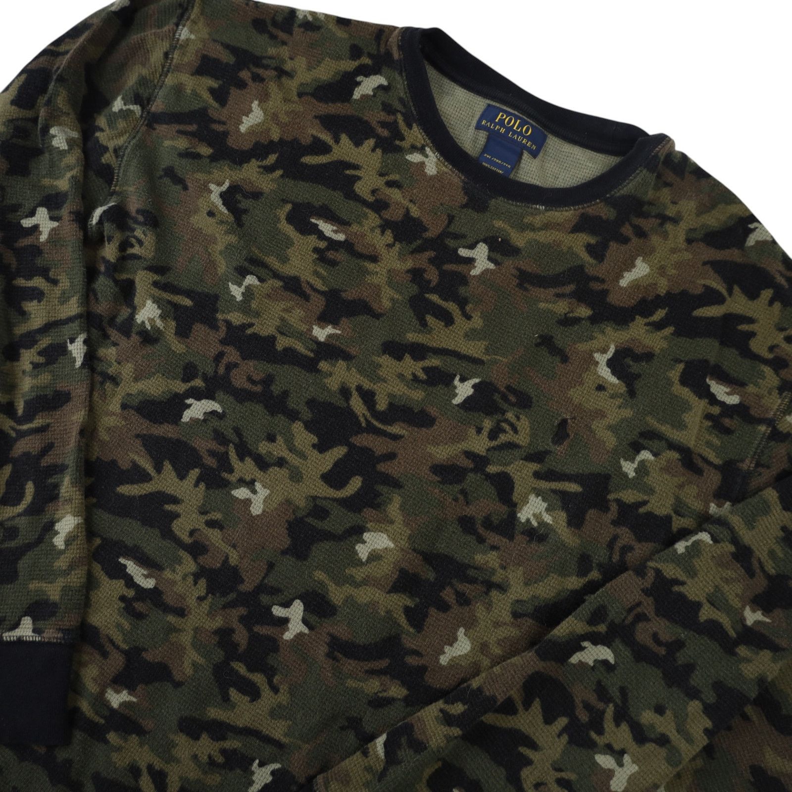 Polo Ralph Lauren Polo Ralph Lauren Camo Thermal Shirt Size US XXL / EU 58 / 5 - 2 Thumbnail