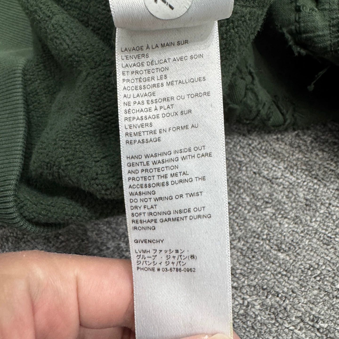 Givenchy Givenchy faded distressed boro hoodie Size US M / EU 48-50 / 2 - 4 Thumbnail