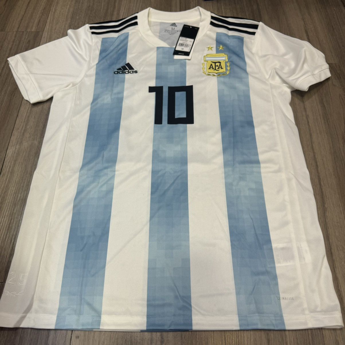 MESSI #10 ARGENTINE Home World Cup 2014 2024 Qualifiers Official Jersey Soccer XL AFA