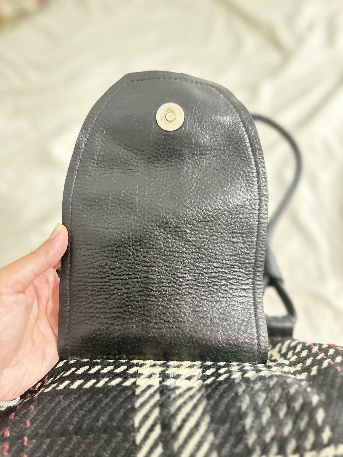 Salvatore Ferragamo Salvatore Ferragamo Wool Plaid Exterior Bags & Handbags L Size ONE SIZE - 15 Thumbnail