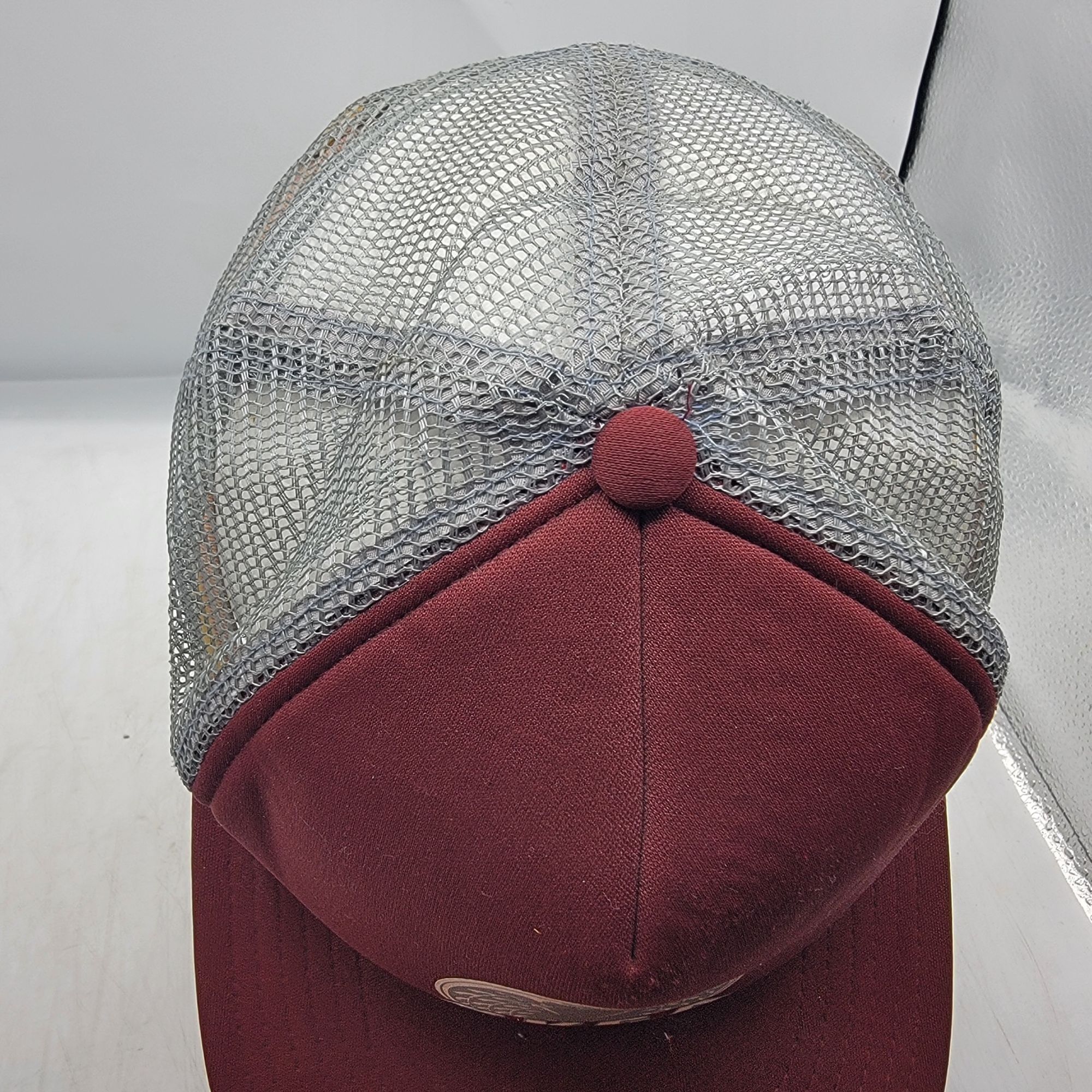RVCA RVCA King Cobra Adults Red Trucker Hat Casual Outdoors Light Size ONE SIZE - 6 Thumbnail