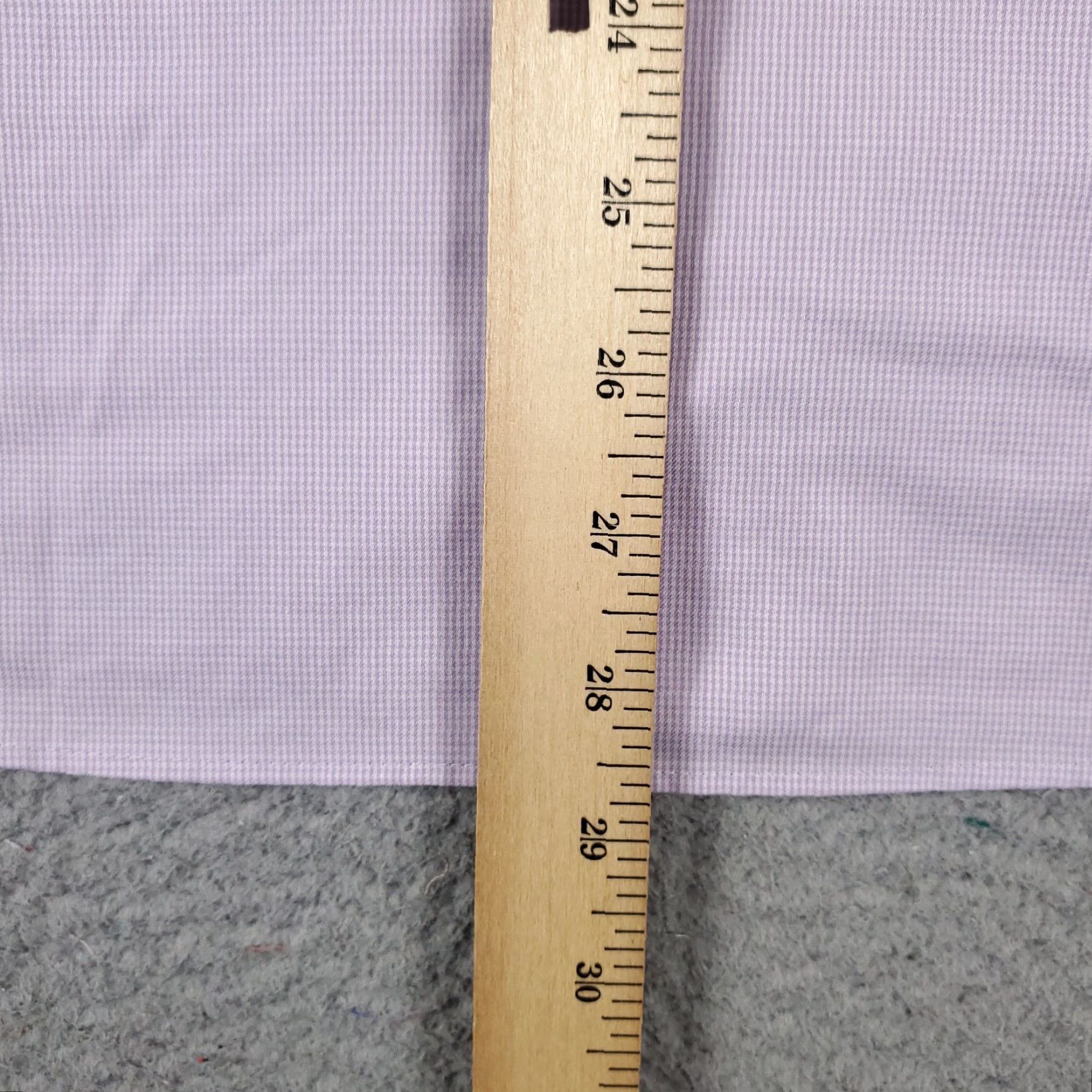 Tommy Hilfiger VINTAGE Tommy Hilfiger Shirt Mens 16 Purple Dress Shirt Long Sleeve Button Up Collared 100% Cotton Regular 16in Purple Mens Size 42R - 6 Thumbnail