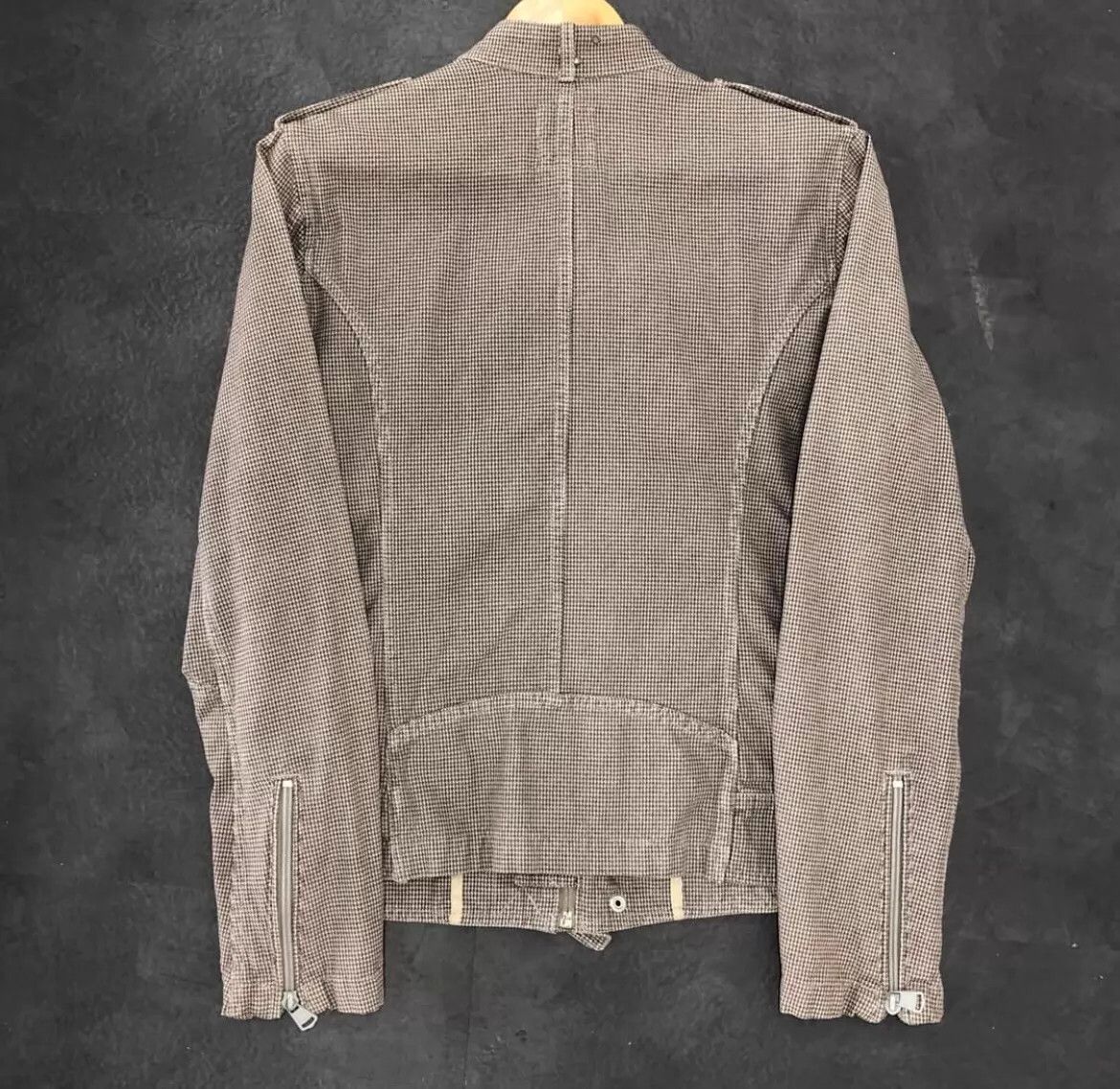 Diesel Diesel Vintage Biker Zip Shoulder Pad Jacket Size US S / EU 44-46 / 1 - 5 Thumbnail