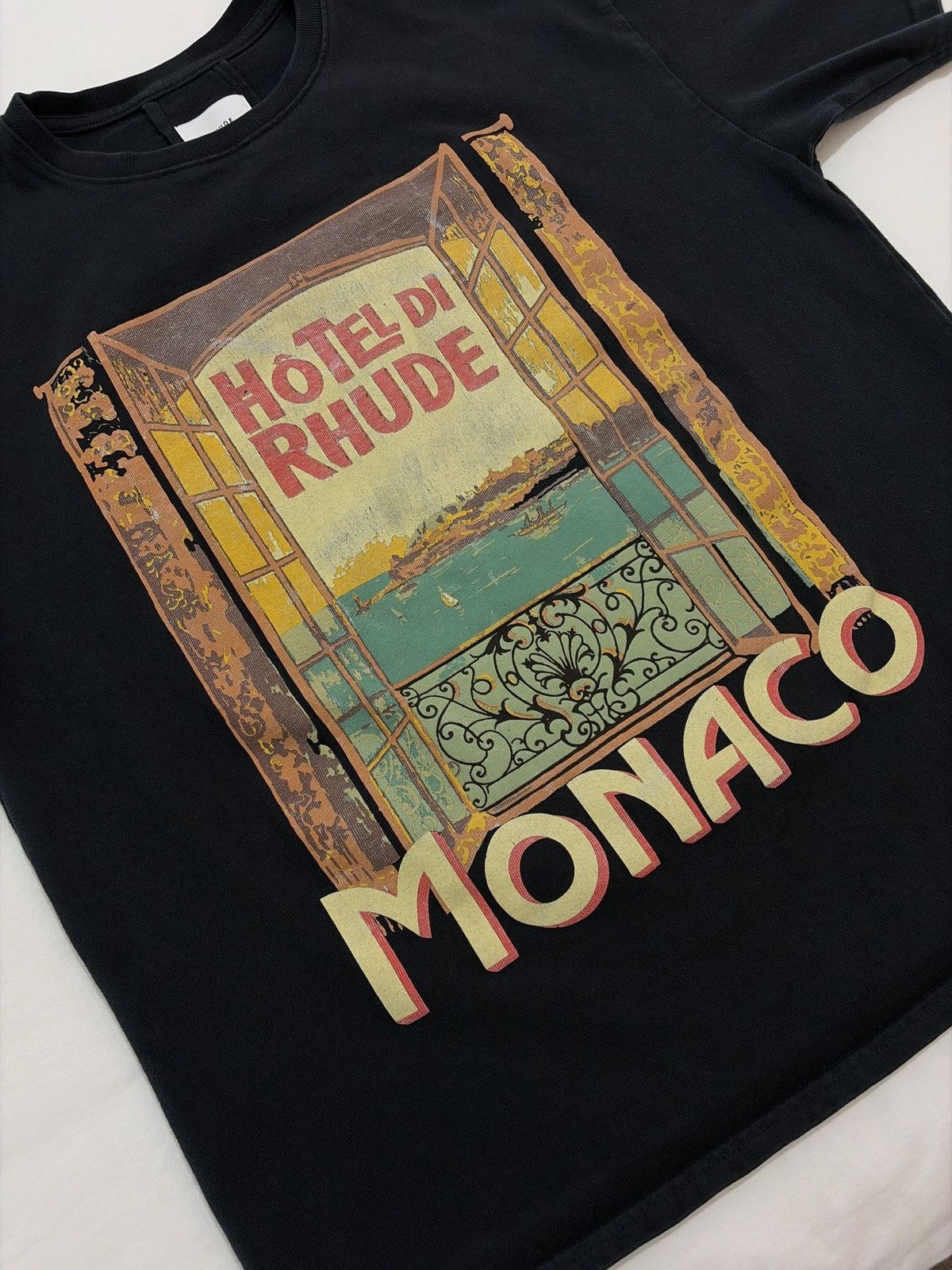 Rhude Rhude Hotel Di Monaco Logo Tee Size US M / EU 48-50 / 2 - 4 Thumbnail