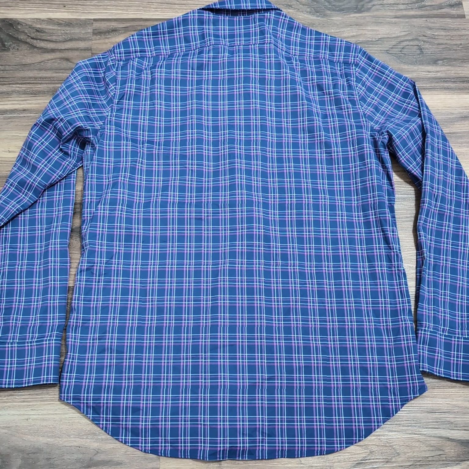 Bonobos Bonobos Performance Shirt Slim XL Long Sleeve Plaid Button-Up Men’s Multicolor Blue Purple Size US XL / EU 56 / 4 - 6 Thumbnail