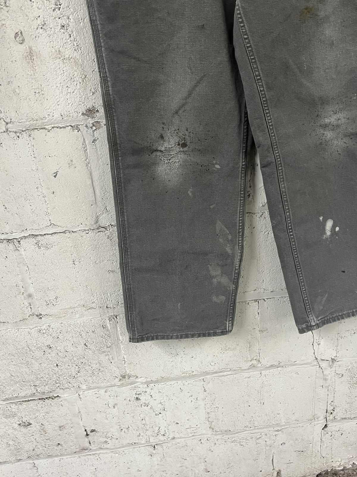 Carhartt Carhartt carpanter cargo pants thrashed faded moss green Size US 30 / EU 46 - 10 Thumbnail