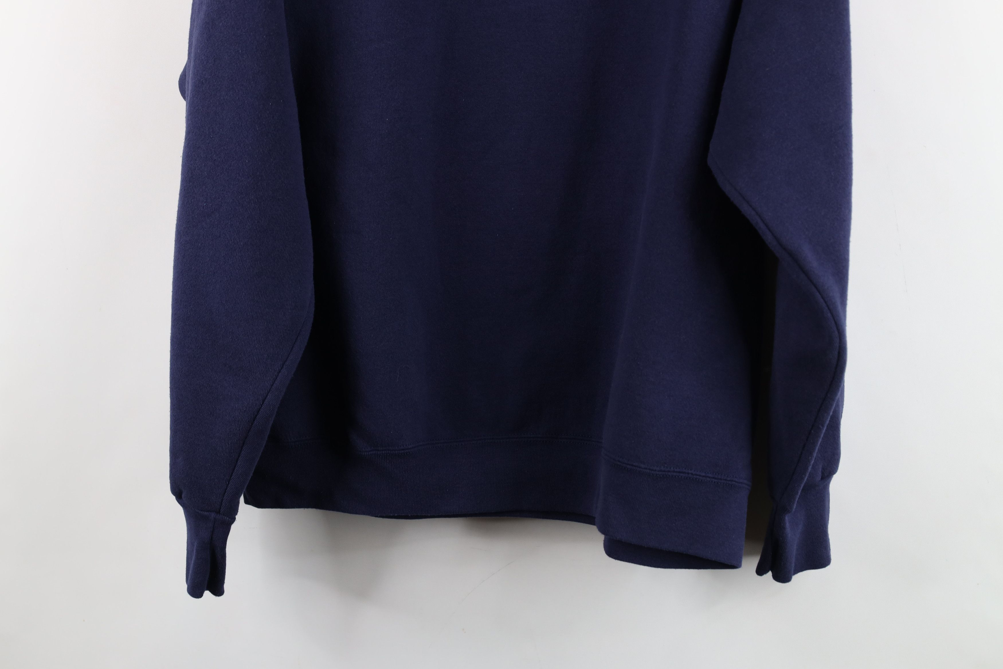 Vintage Vintage 90s University of Michigan Football Sweatshirt Blue Size US L / EU 52-54 / 3 - 10 Thumbnail
