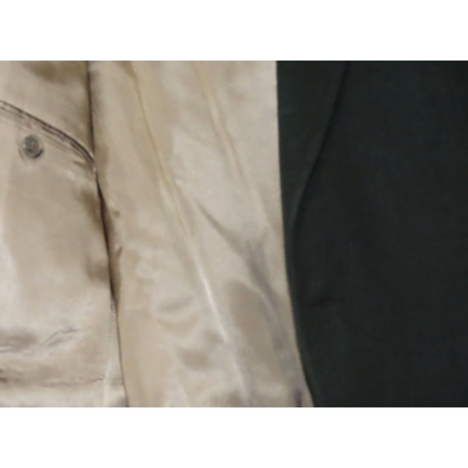 Evan Picone VINTAGE Evan Picone Blazer Jacket Sports Men Dark Green Camel Hair Tailored Two-Button Single-Breasted Notch Lapel Classic Regular Size L Size 42R - 6 Thumbnail