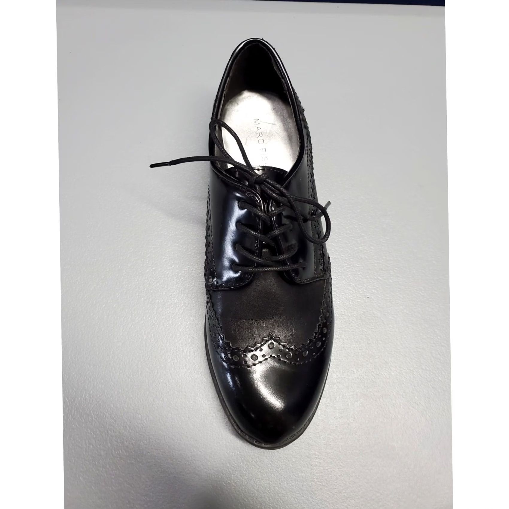 Marc Fisher Marc Fisher Sailor Oxford Dress Shoes Womens Size 6M Black Leather Almond Toe EUC Footwear Flat Lace Up Mens? Women Size XS / US 0-2 / IT 36-38 - 6 Thumbnail