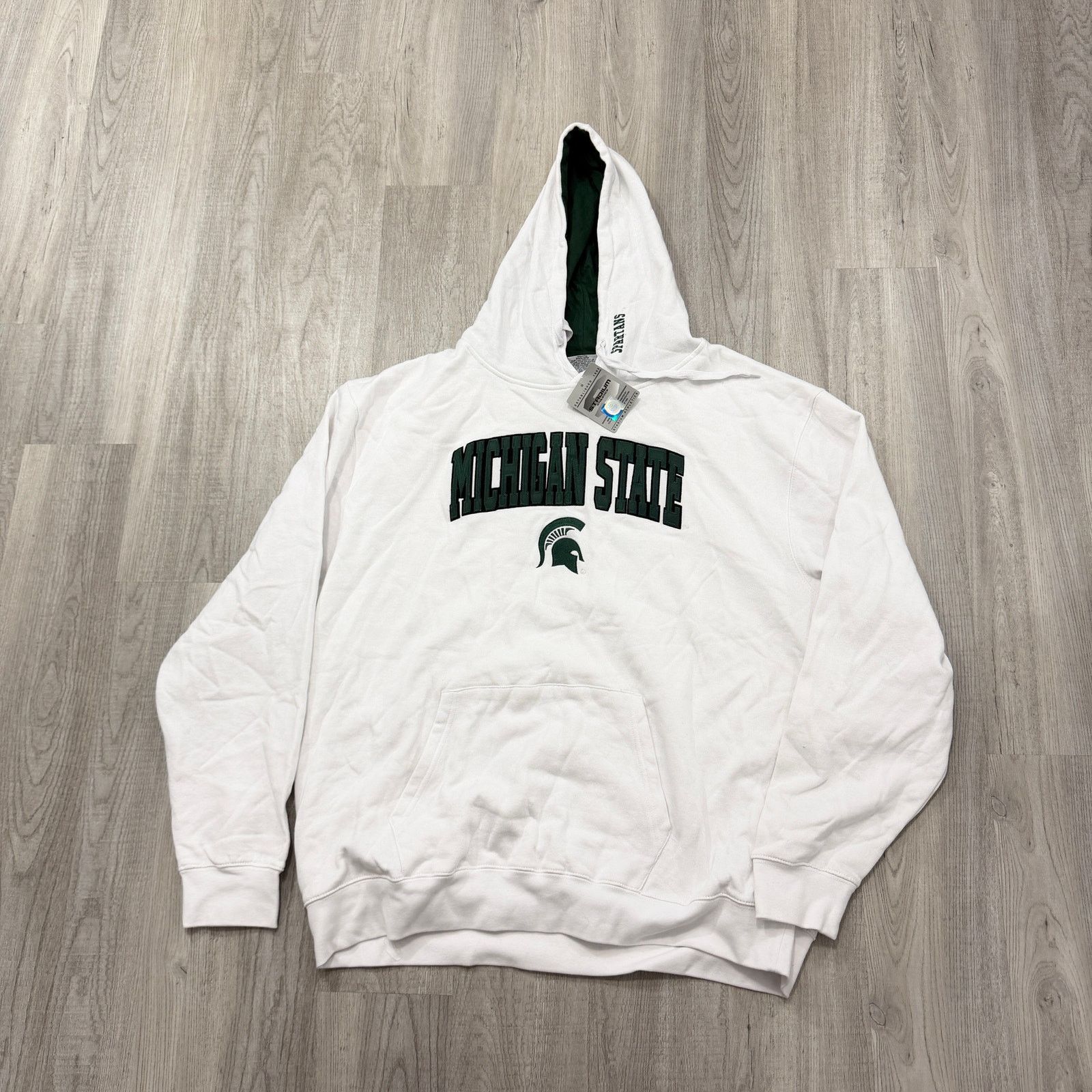 Vintage Stadium Michigan State Spartans Hoodie Men's 3XL NEW MSU Size US XXL / EU 58 / 5 - 1 Thumbnail