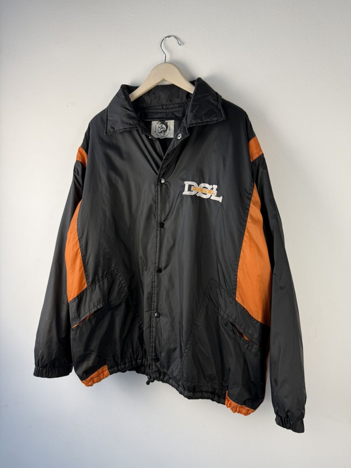 Diesel Diesel Vintage Big Logo Black Jacket Size US XXL / EU 58 / 5 - 5 Thumbnail