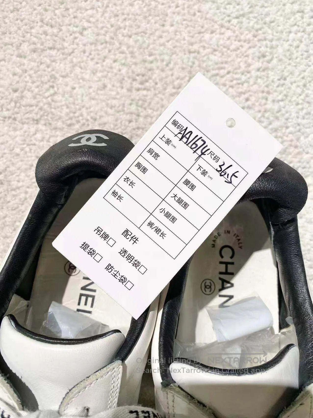 Chanel Chanel Letter logo white sneakers| Size US 6 / IT 36 - 6 Thumbnail
