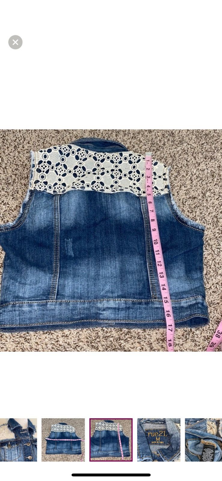 rue21 Rue21 medium denim vest Size M / US 6-8 / IT 42-44 - 2 Thumbnail
