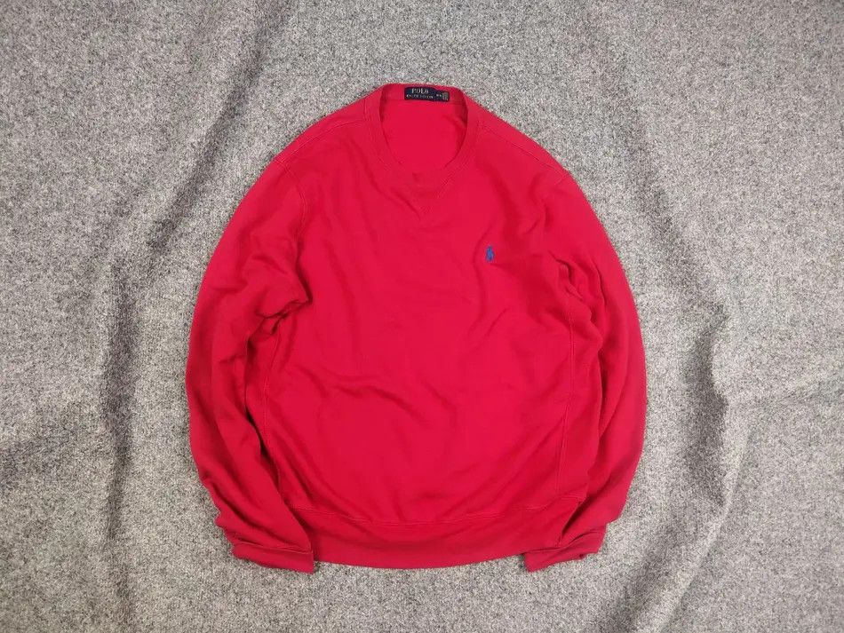 Polo Ralph Lauren Vintage Polo Ralph Lauren Blank Crew Sweatshirt Y2K Style Size US M / EU 48-50 / 2 - 1 Thumbnail