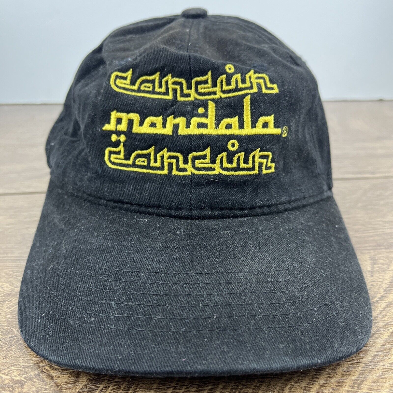 Other Mandala Hat Mandala Black Hat Adjustable Adult Size Hat Blac Size ONE SIZE - 4 Thumbnail