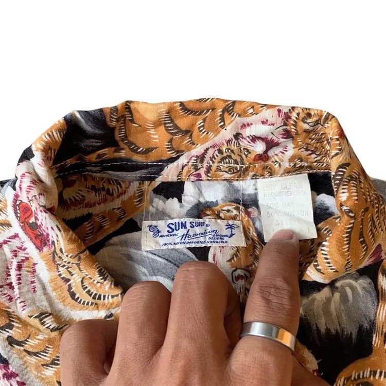 Sun Surf Vintage Sun Surf Toyo Enterprise Tiger Hawaiian Shirt Size US L / EU 52-54 / 3 - 5 Thumbnail