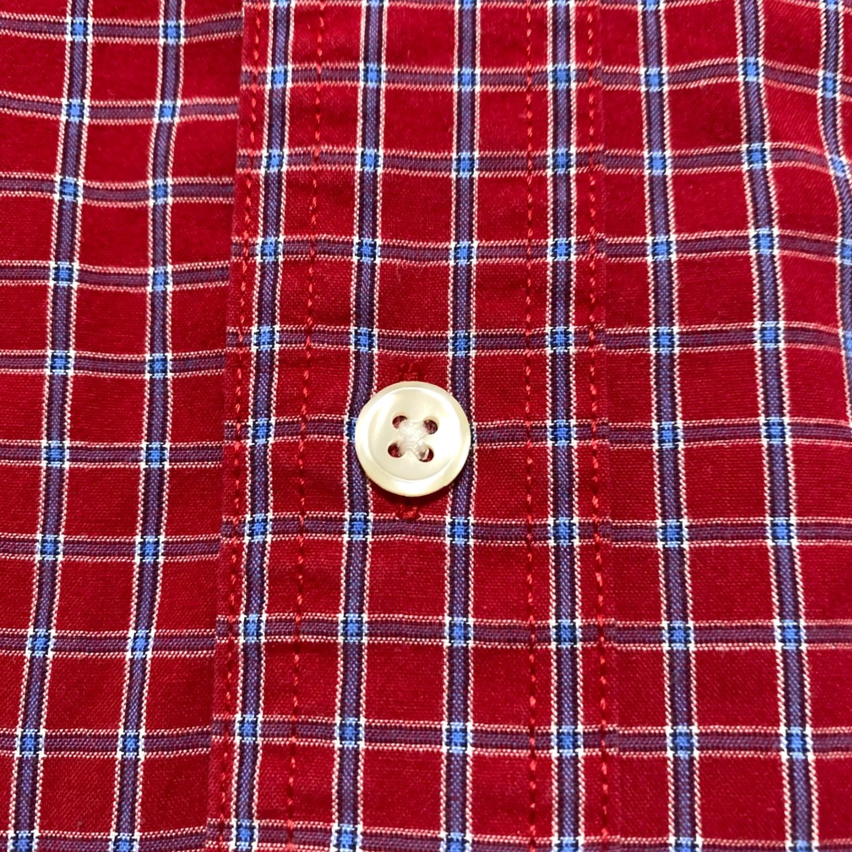 Chaps Ralph Lauren Chaps Mens XL Shirt Red Plaid Check Long Sleeve Button-Down Shirt Mens XL Red Plaid Check Button-Down Size US M / EU 48-50 / 2 - 4 Thumbnail