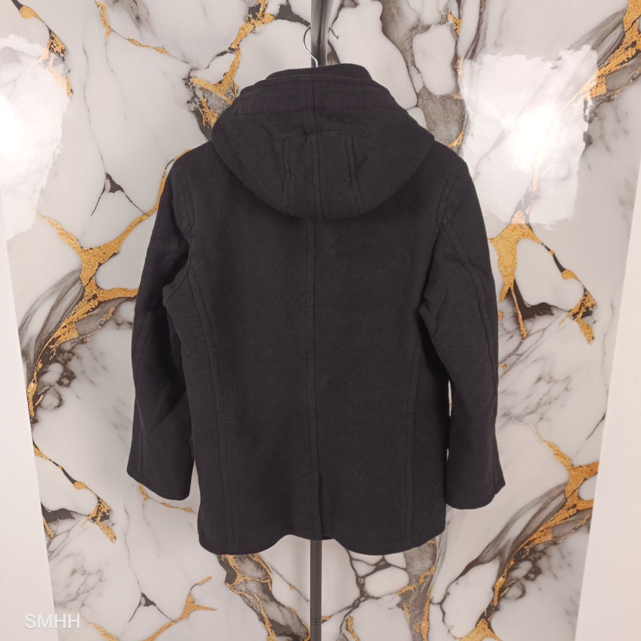 ジャケット・アウター CABANE de ZUCCA wired hood harf coat Cabane de Zucca By Issey Miyake Textured Hooded Jacket 1990's