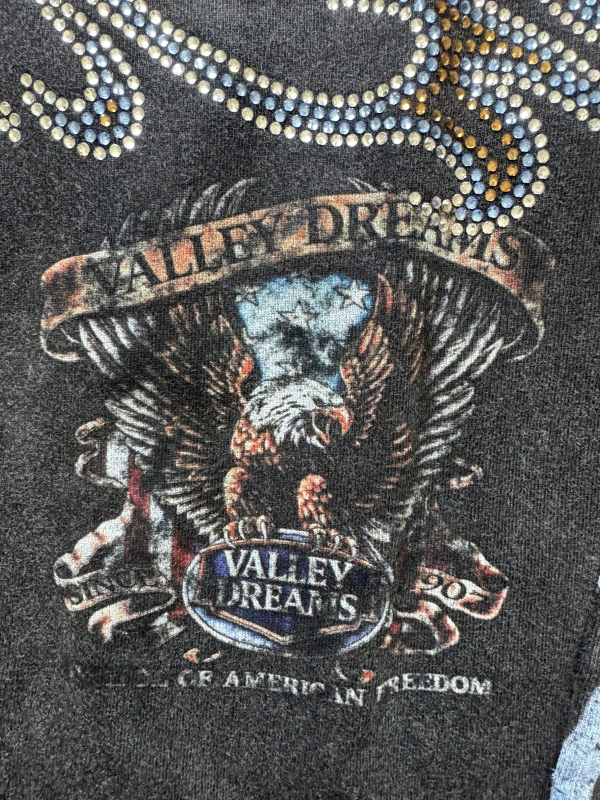 Vale Vale Forever Valley Black Bling Long Sleeve Tee Shirt L/S Size US S / EU 44-46 / 1 - 7 Thumbnail