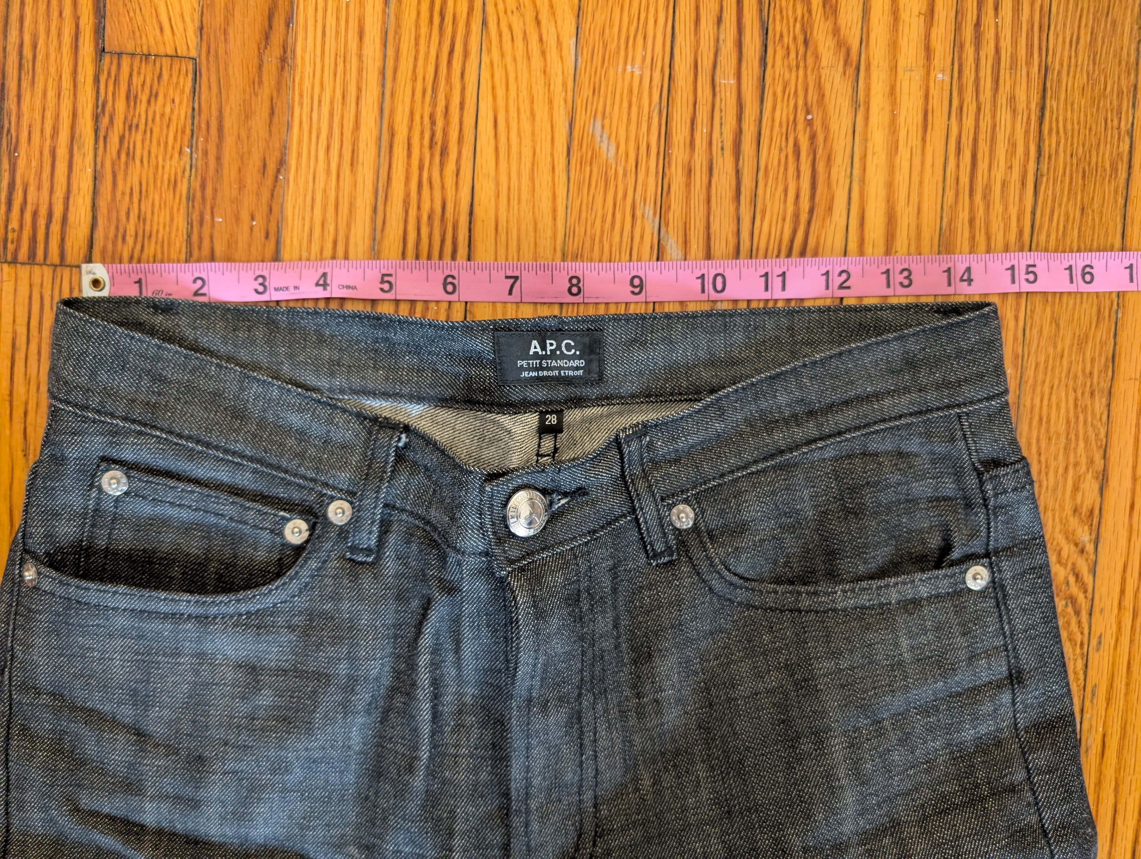 A.P.C. Petit Standard in Raw Indigo; never worn! Size US 28 / EU 44 - 4 Thumbnail