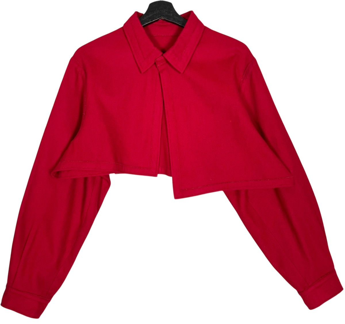 Yohji Yamamoto Y’s Yohji Yamamoto Women Asymmetrical Cropped Jacket Size M / US 6-8 / IT 42-44 - 4 Thumbnail