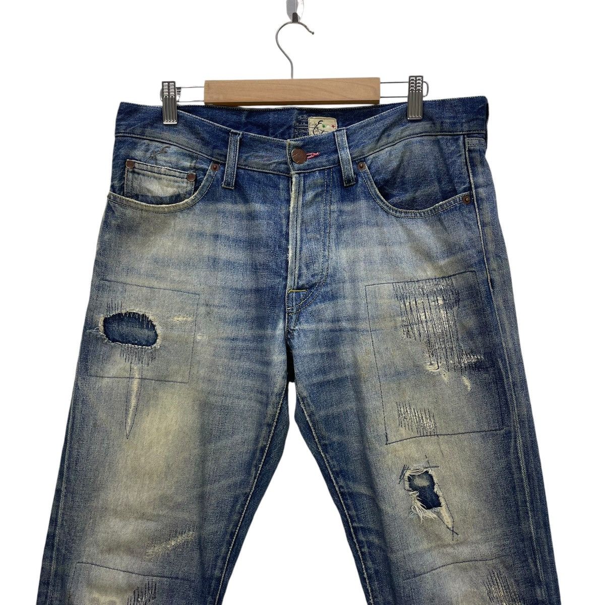 Energie 🔥Energie Made In Italy Distress Denim Size US 35 - 4 Thumbnail