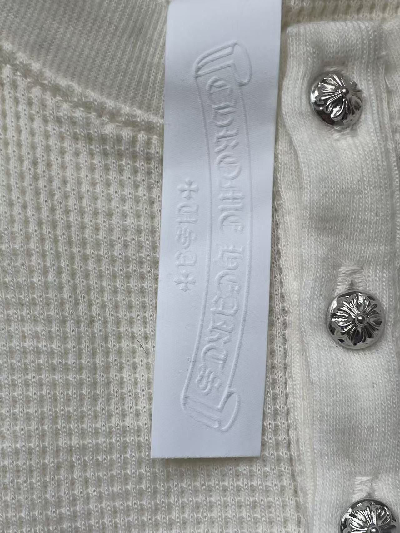 Chrome Hearts Chrome Hearts CH Logo Waffle Thermal Short Sleeve T-Shirt Size US L / EU 52-54 / 3 - 3 Thumbnail