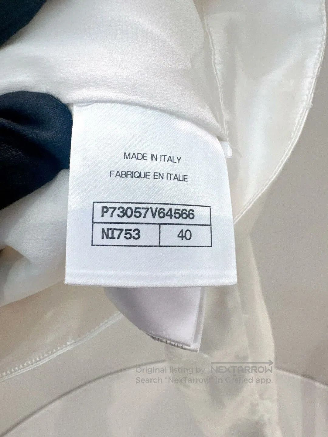 Other Chanel White Silk Jacket Size 40. Size US M / EU 48-50 / 2 - 6 Thumbnail