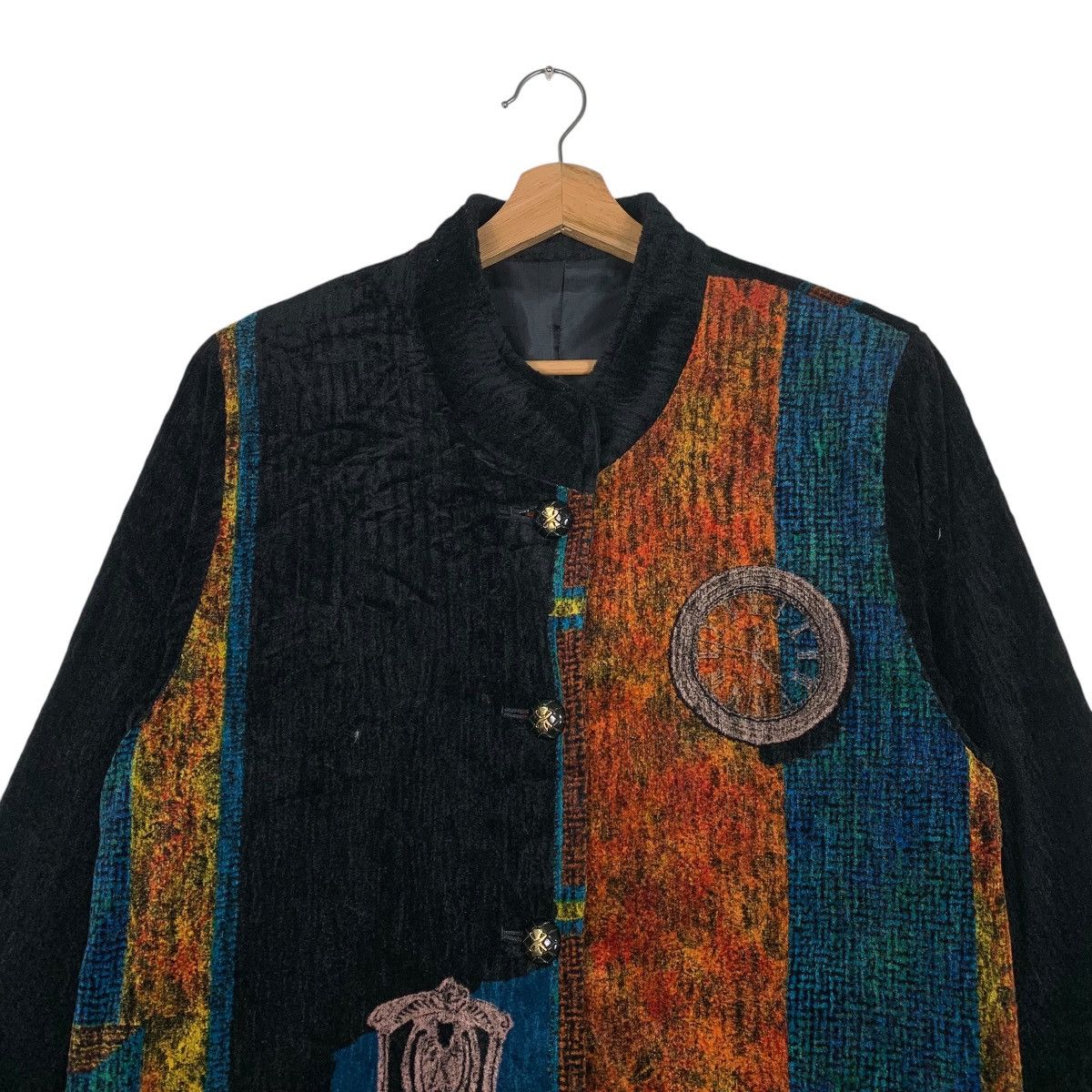 Japanese Brand Nice Design Japanese Brand Abstract Multicolor Jacket Size L / US 10 / IT 46 - 2 Thumbnail