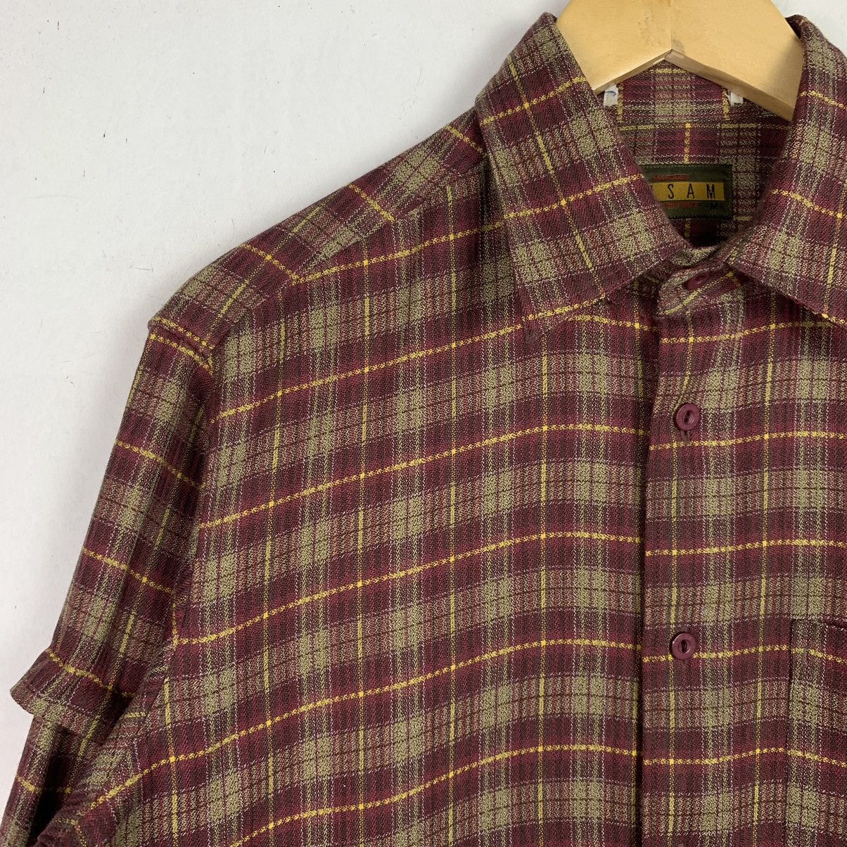 Flannel × Vintage Vintage Flannel Striped Single Pocket Shirt Size US M / EU 48-50 / 2 - 5 Thumbnail